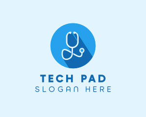 Medical Doctor Stethoscope logo design