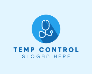 Medical Doctor Stethoscope logo design