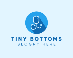 Medical Doctor Stethoscope logo design