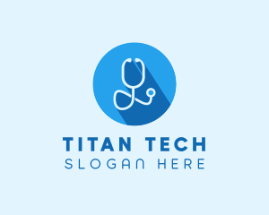 Medical Doctor Stethoscope logo design