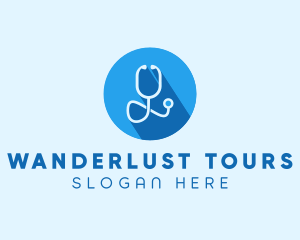 Medical Doctor Stethoscope logo design