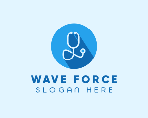 Medical Doctor Stethoscope logo design