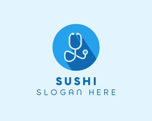 Medical Doctor Stethoscope logo design