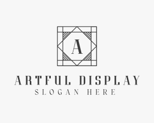 Retro Art Deco logo design