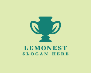Leaf Trophy Vase Logo