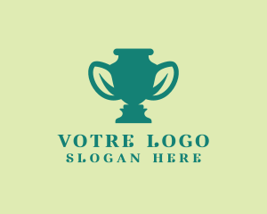 Generic - Leaf Trophy Vase logo design
