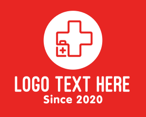 Med - Medical Emergency Kit logo design
