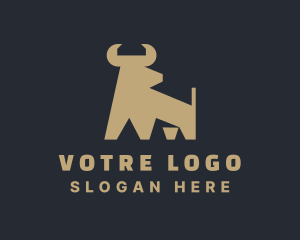 Luxe - Deluxe Bull Company logo design