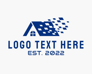 Home Builder - Digital Pixel House logo design