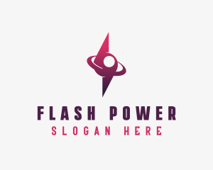 Lightning Power Bolt logo design