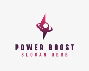 Lightning Power Bolt logo design