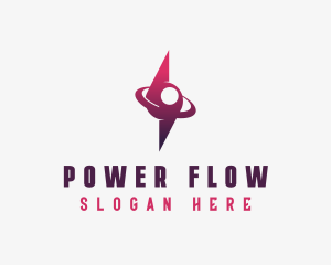 Lightning Power Bolt logo design