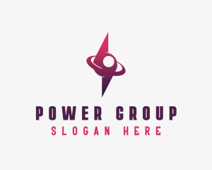 Lightning Power Bolt logo design