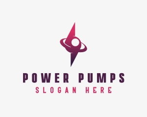 Lightning Power Bolt logo design