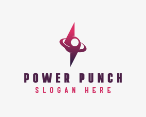 Lightning Power Bolt logo design