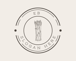 Cuisine - Organic Asparagus Market logo design