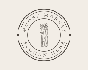 Organic Asparagus Market logo design