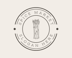 Organic Asparagus Market logo design