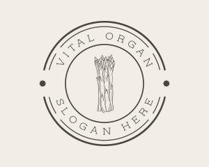 Organic Asparagus Market logo design