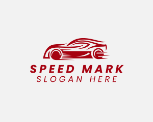 Red Sports Car Race logo design