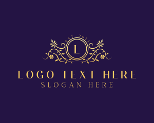 Upmarket - Elegant Floral Garden logo design