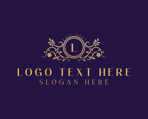 Elegant Floral Garden Logo