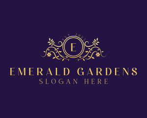 Elegant Floral Garden logo design