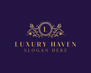 Opulent - Elegant Floral Garden logo design