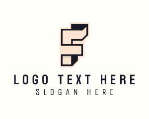 Company - Contractor Letter F logo design