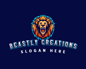 Beast Lion Gaming logo design