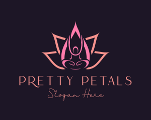 Lotus Petal Spa logo design