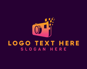 Camera - Pixel Lens Camera logo design