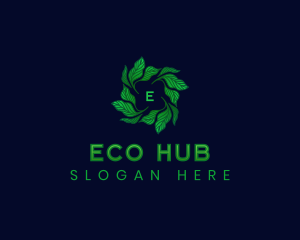 Herbal Leaf Eco logo design