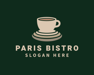 Beige Coffee Cup logo design