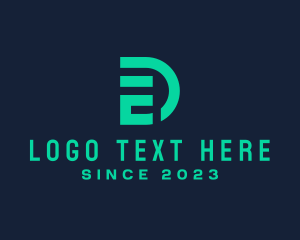 Banking - Banking App E & D Monogram logo design