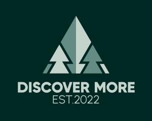 Explore - Hiking Explore Tree logo design