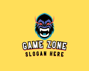 Gorilla Gamer Avatar  logo design