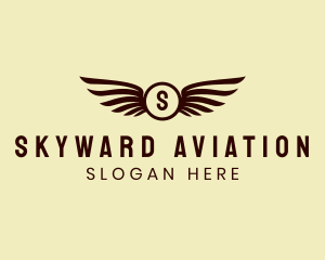 Bird Wings Aviation logo design