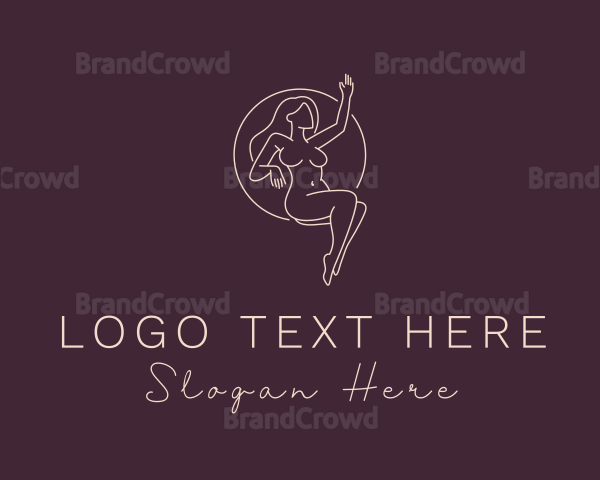 Feminine Erotic Lady Logo