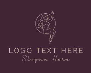 Beauty - Feminine Erotic Lady logo design