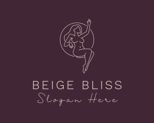 Feminine Erotic Lady  logo design