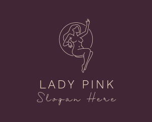 Feminine Erotic Lady  logo design