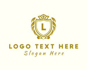 Premium - Premium Crown Badge logo design