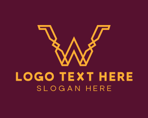 Detailed - Elegant Boutique Letter W logo design