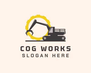 Cog Forestry Heavy Equipment  logo design