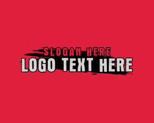 Horror - Unique Grunge Company logo design