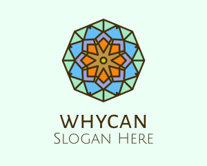 Octagon Star Kaleidoscope  Logo