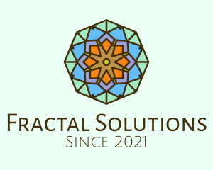 Fractal - Octagon Star Kaleidoscope logo design