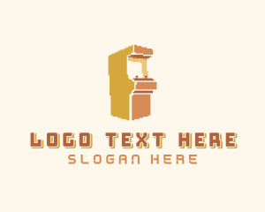 Video Game - Pixel Arcade Gaming logo design