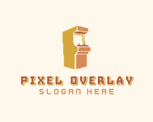 Pixel Arcade Gaming logo design